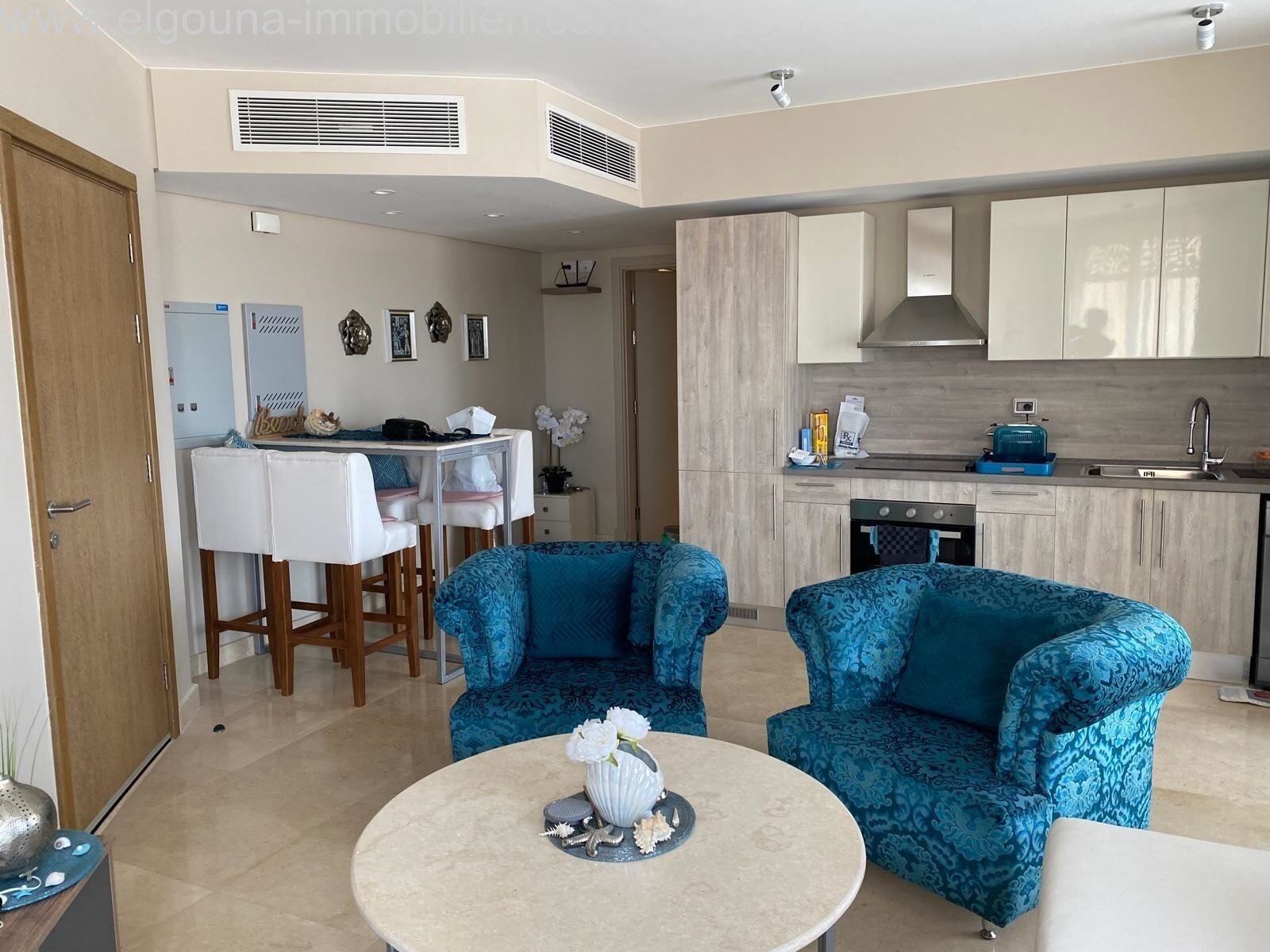 Wohn-Essbereich, Küche